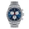 TISSOT Men’s Quartz Swiss-Made Silver Stainless Steel Blue Dial 45mm Watch T131.617.11.042.00