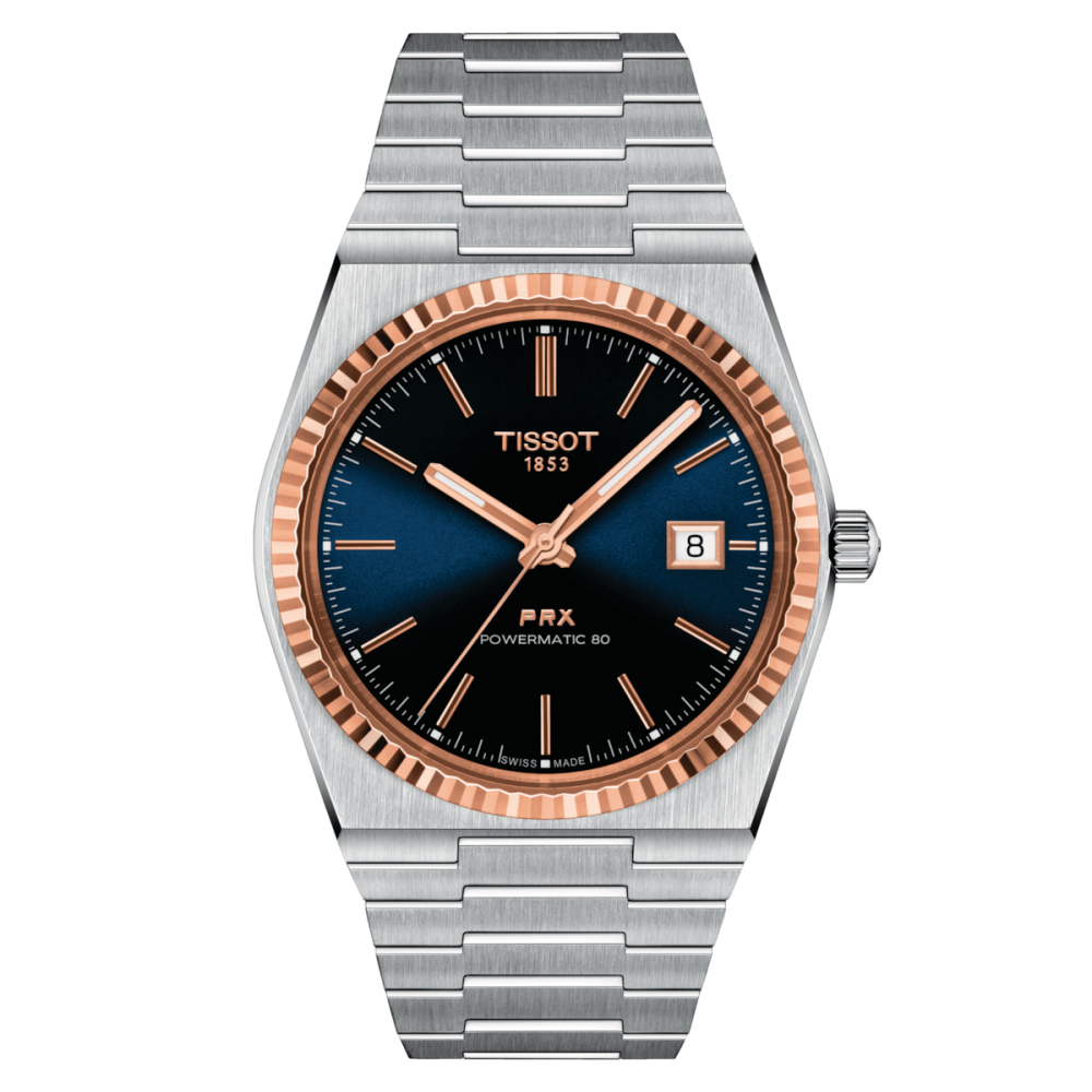 TISSOT PRX Men’s Powermatic 80 Blue Dial Steel Watch T931.407.41.041.00
