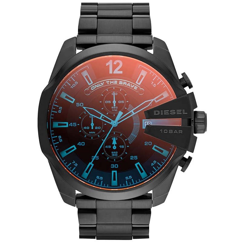 Diesel Men’s Quartz Black Stainless Steel Black Dial 59mm Watch DZ4318