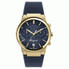 Ferragamo Men’s Swiss Made Quartz Blue Silicone Strap Blue Dial 41mm Watch SFME00221