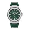 Ferragamo Men’s Swiss Made Quartz Green Silicone Strap Green Dial 44mm Watch SFHY02722