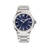 Ferragamo Men’s Swiss Made Quartz Rose Gold Stainless Steel Blue Dial 44mm Watch SFHY02923