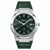Ferragamo Men’s Swiss Made Quartz Green Hybrid Strap Green Dial 41mm Watch SFDT00119