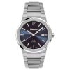 Ferragamo Men’s Swiss Made Quartz Silver Stainless Steel Blue Dial 41mm Watch SFDT01320