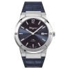 Ferragamo Men’s Swiss Made Quartz Blue Hybrid Strap Blue Dial 41mm Watch SFDT00319