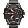 Diesel Men’s Quartz Black Stainless Steel Black Dial 57mm (Four Time Zone) Watch DZ7312