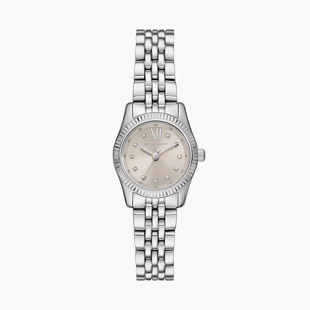 Michael Kors Lexington Stainless Steel Silver Dial Women’s Watch MK4843