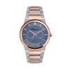 Ferragamo Swiss Made Men’s Quartz Two Tone Stainless Steel Blue Dial 41mm Watch SFHP007-20